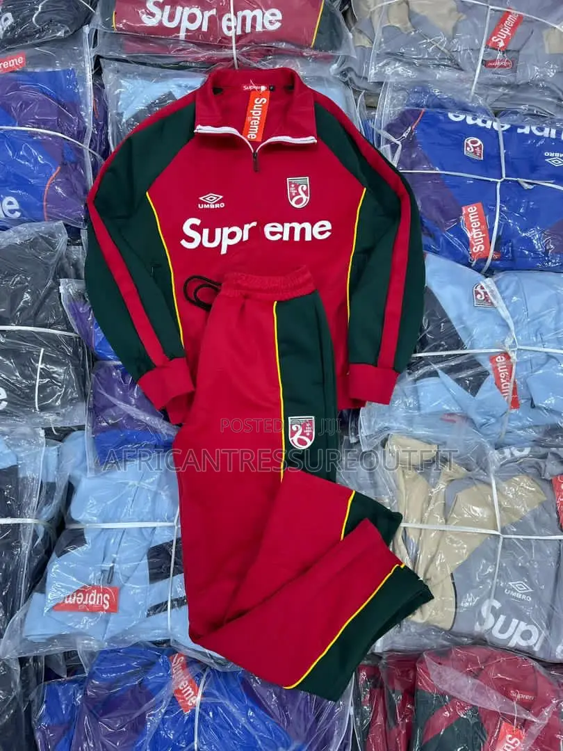 Supreme Collaborated With Umbro Fleece Zip-Up Jackets Available