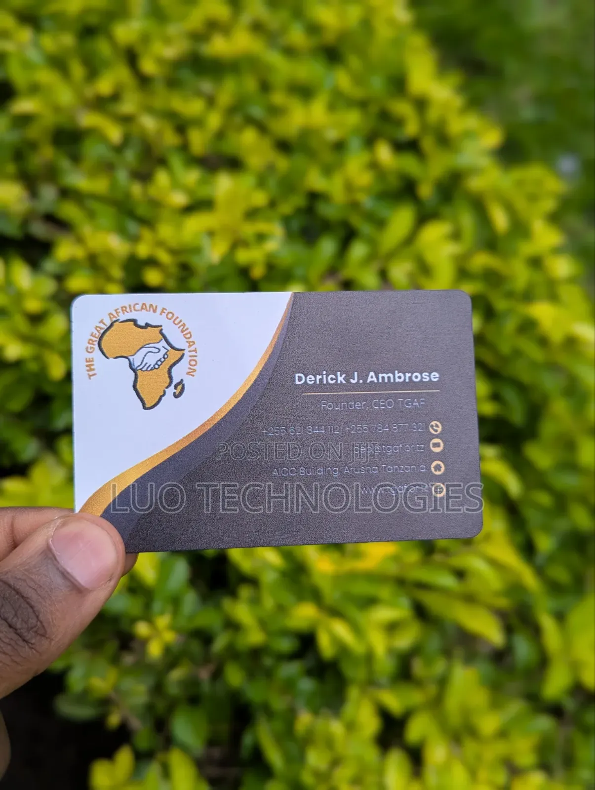 Smart NFC Business Cards Tanzania | Tap2connect Digital Cards