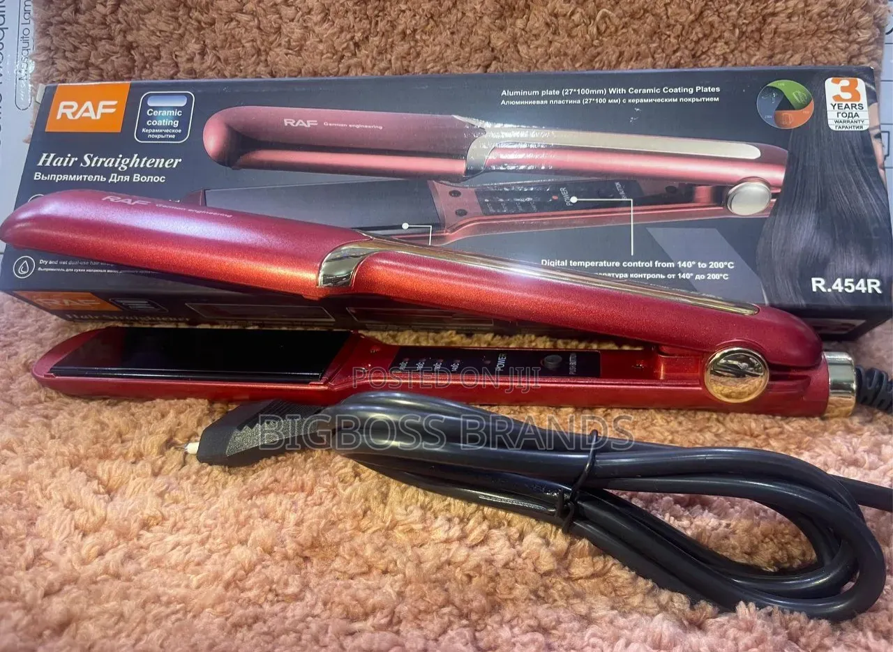 Raf Hair Straightener Flat Iron Pasi Ya Nywele