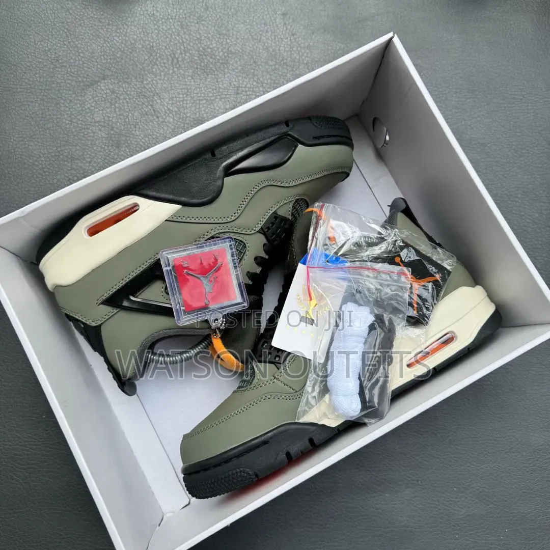 Men's Leather Shoes or Sneakers or Raba Za Jordan 4 Brand Full Boxed
