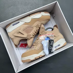 Men's Leather Shoes or Sneakers or Raba Za Jordan 4 Brand Full Boxed