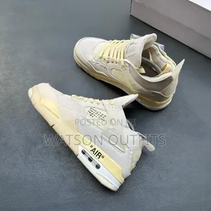 Men's Leather Shoes or Sneakers or Raba Za Jordan 4 Brand Full Boxed