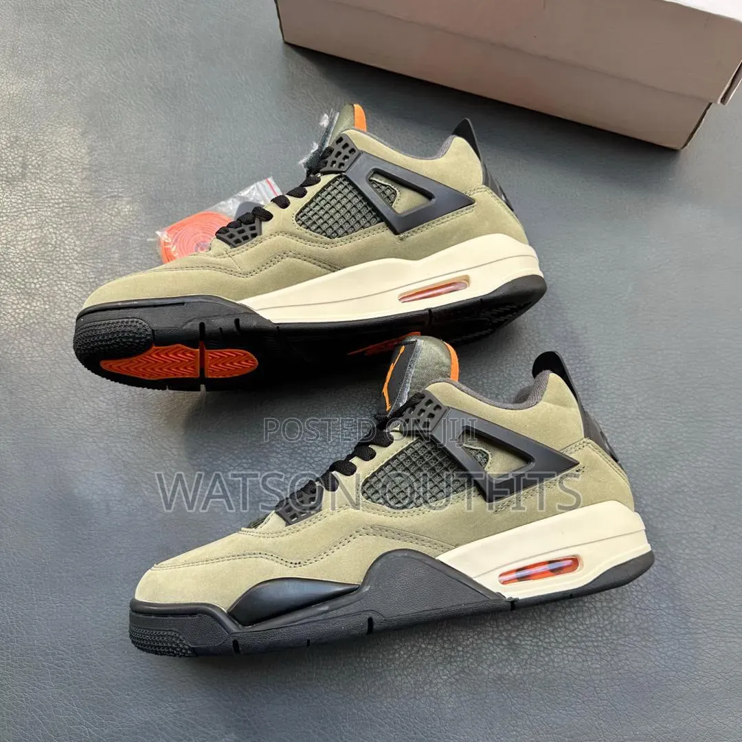 Men's Leather Shoes or Sneakers or Raba Za Jordan 4 Brand Full Boxed