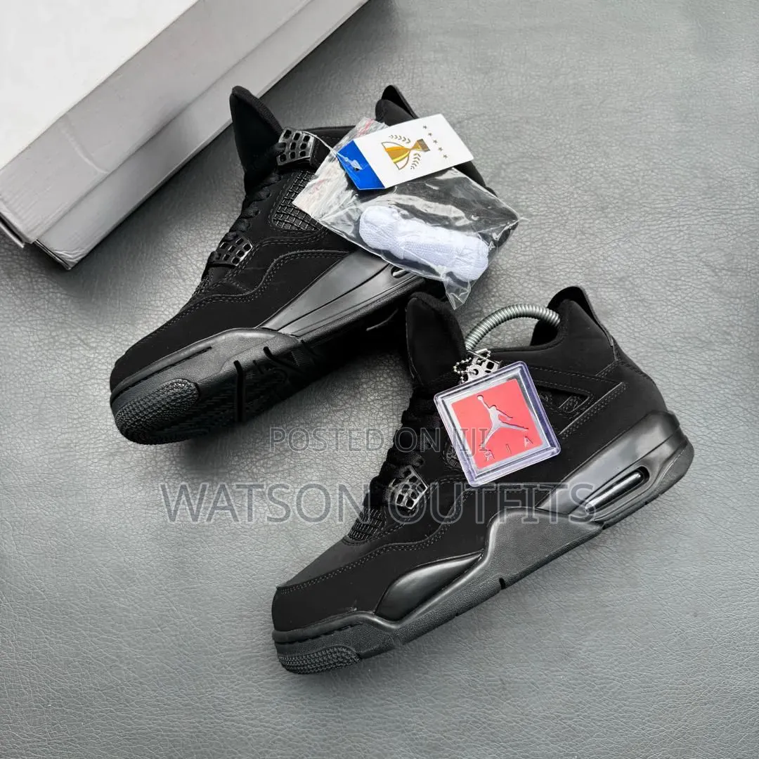 Men's Leather Shoes or Sneakers or Raba Za Jordan 4 Brand Full Boxed
