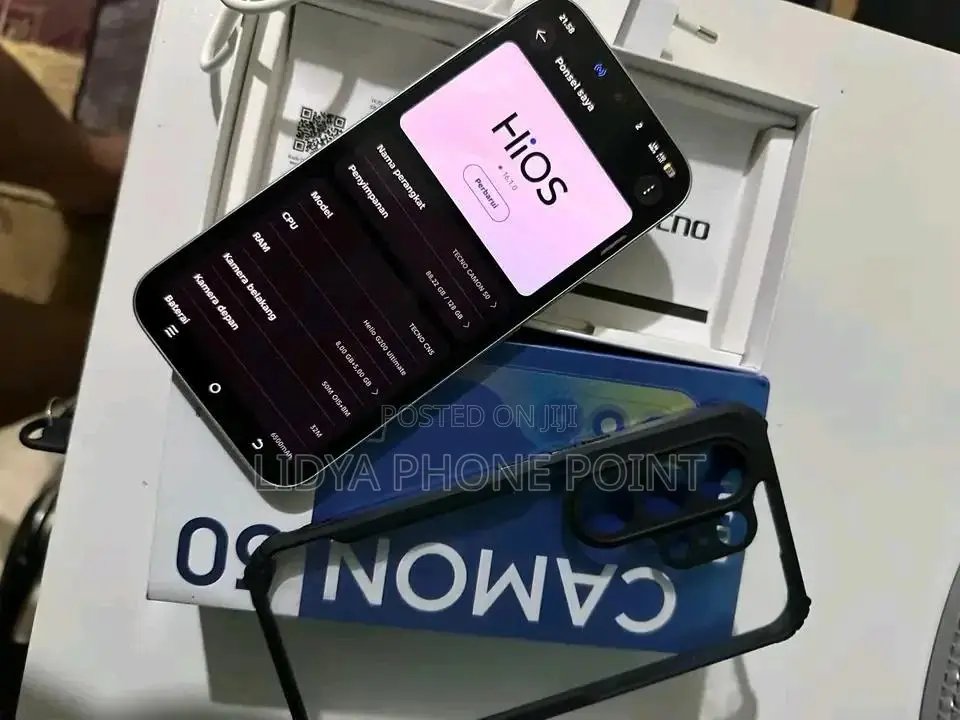 New Tecno Camon 50 256 GB Black
