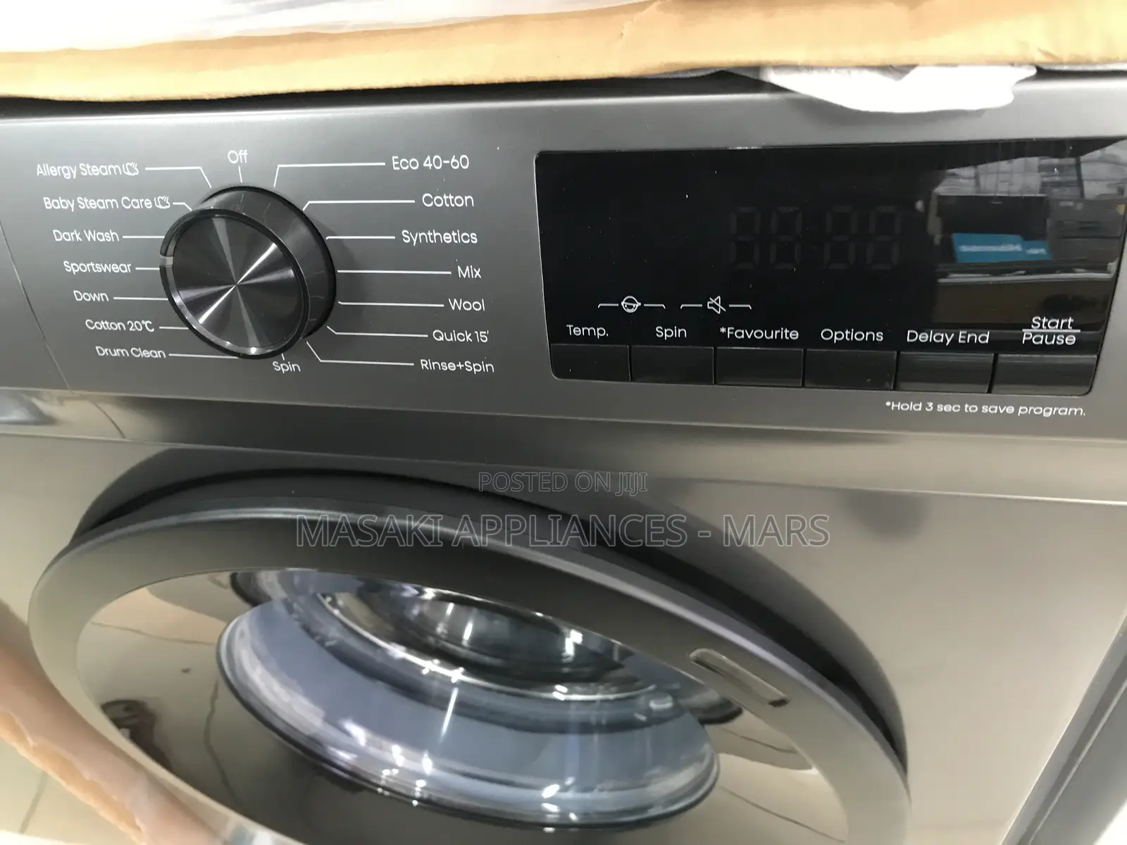 New Hisense 8kg Front Load Auto Washing Machine Model No: Wfqp8012vmt