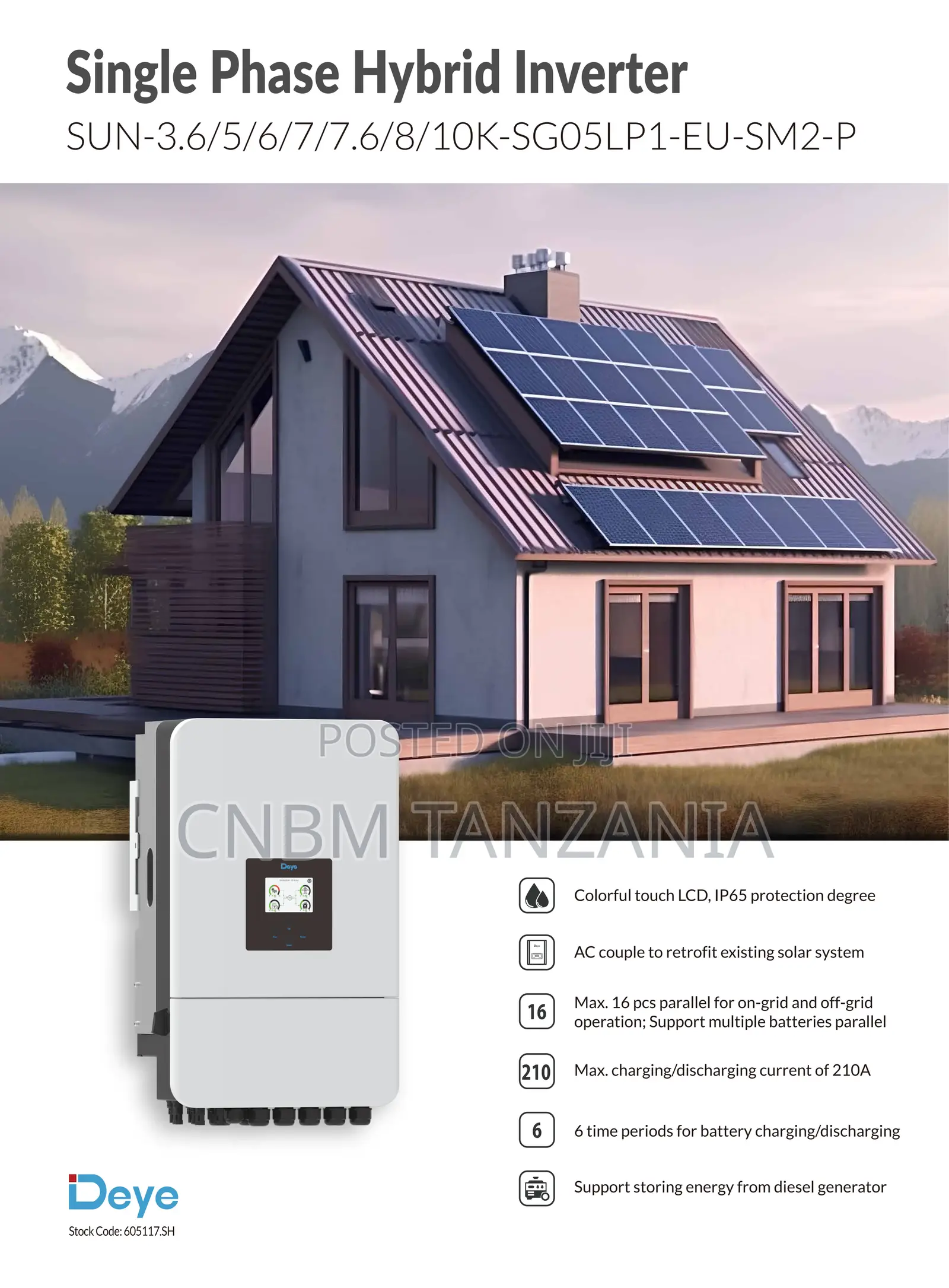 Deye Solar Inverter Single Phase Hybrid