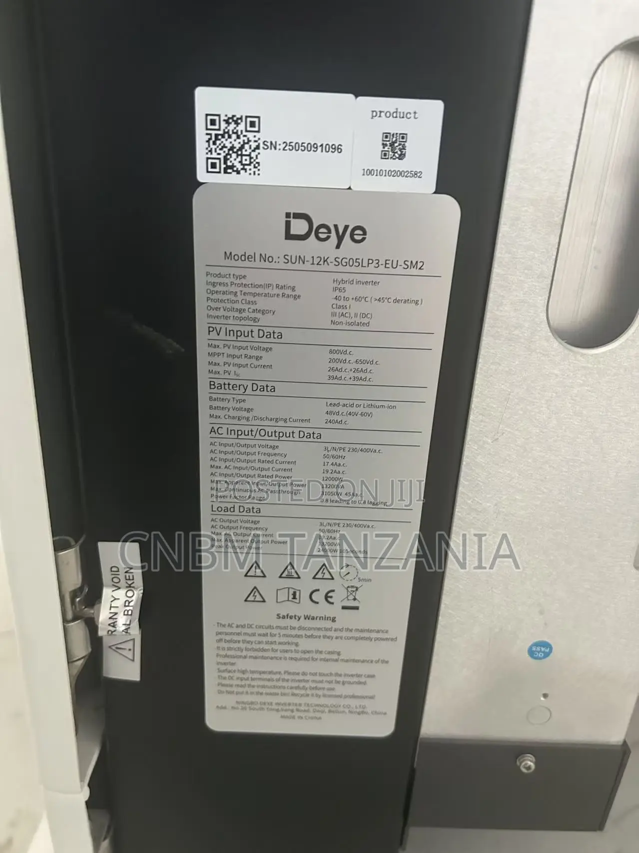 Deye Solar Inverter Three Phase Hybrid