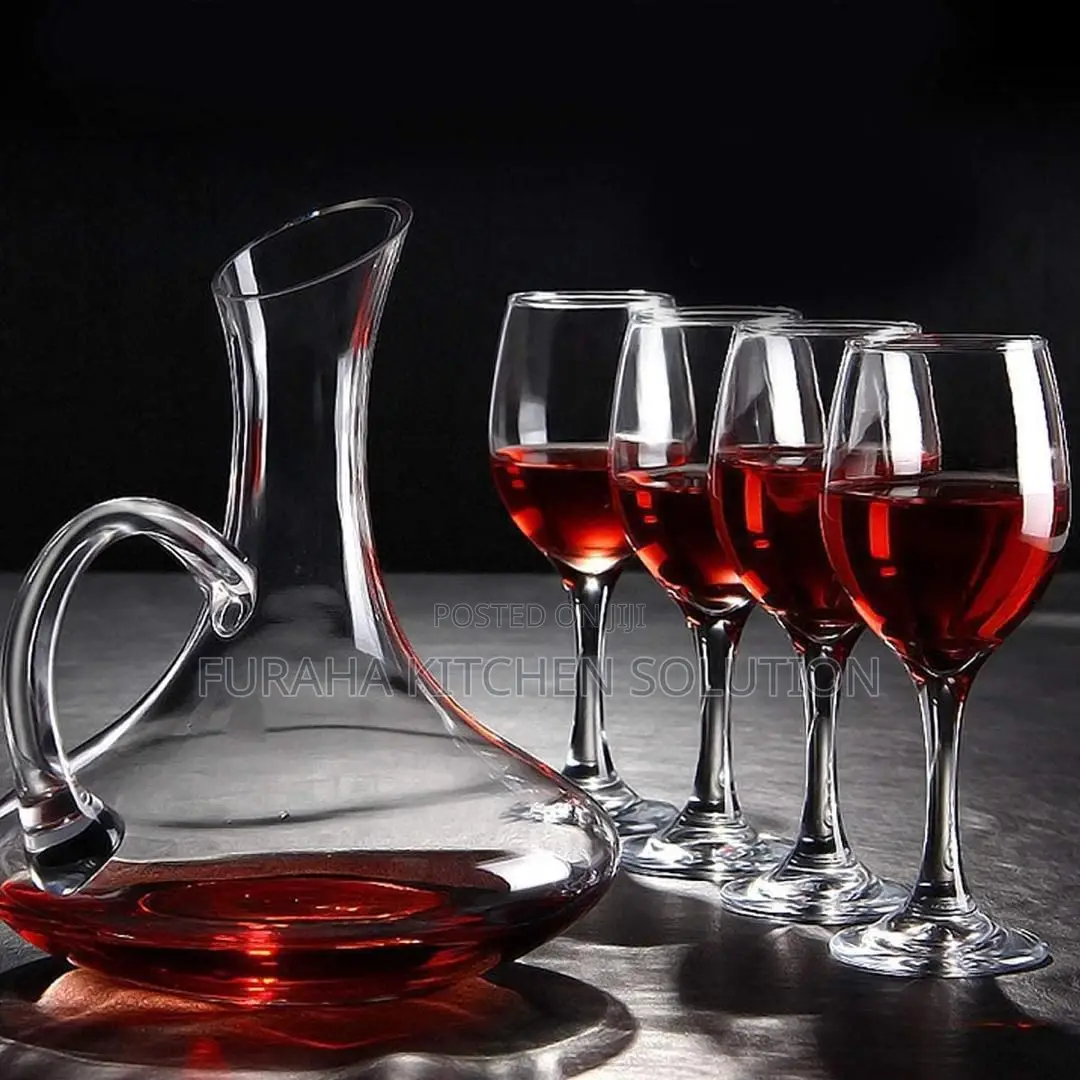 Decanter Set Na Glass Zake 6