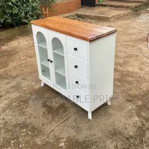 Natural Wooden Storage Cabinet