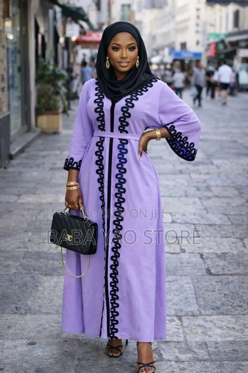 High-Quality Women's Abaya Dresses Floor-Length Dressing