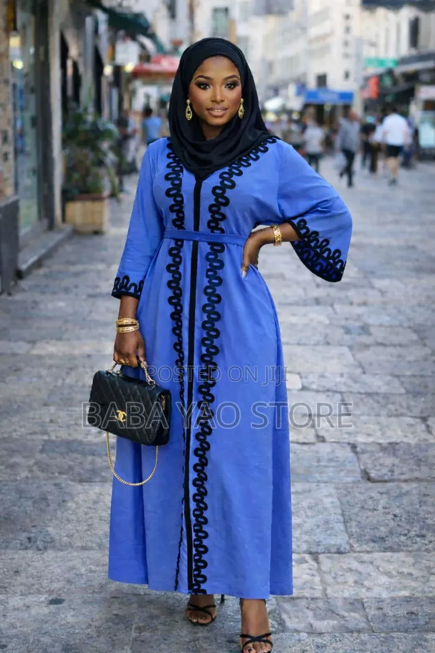 High-Quality Women's Abaya Dresses Floor-Length Dressing
