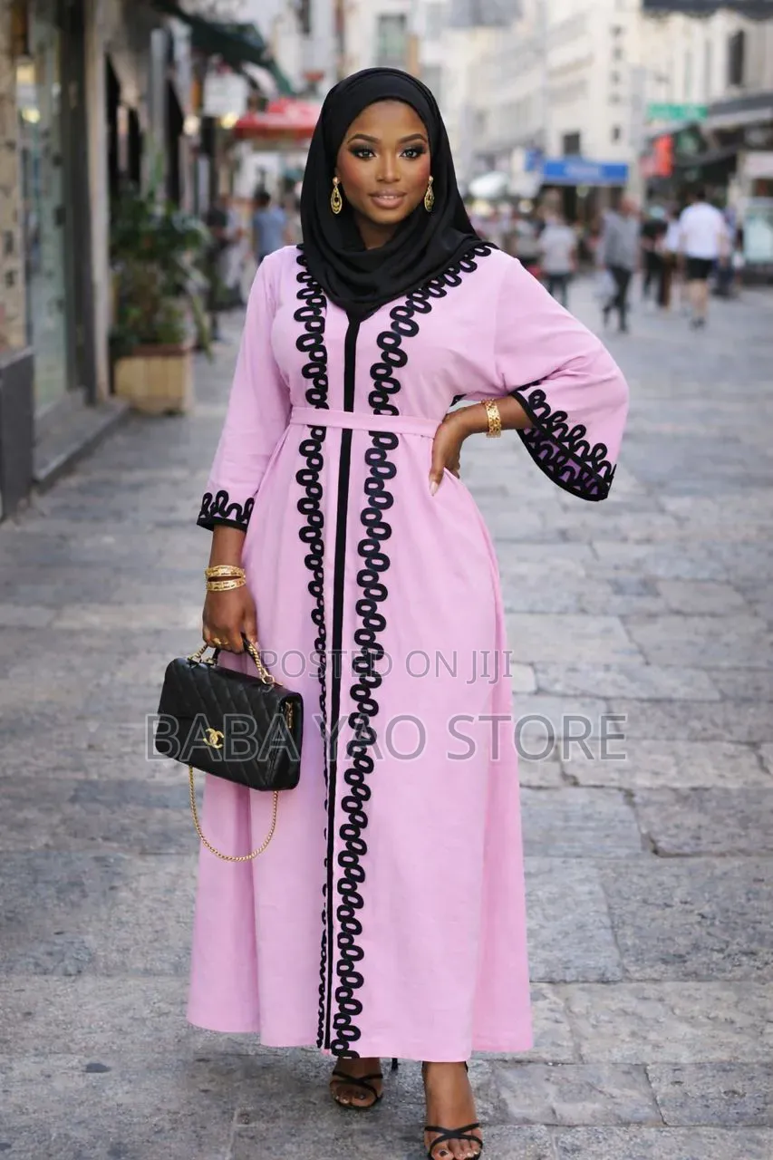 High-Quality Women's Abaya Dresses Floor-Length Dressing