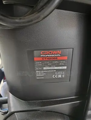 Crown Electric High Pressure Washer 2500w