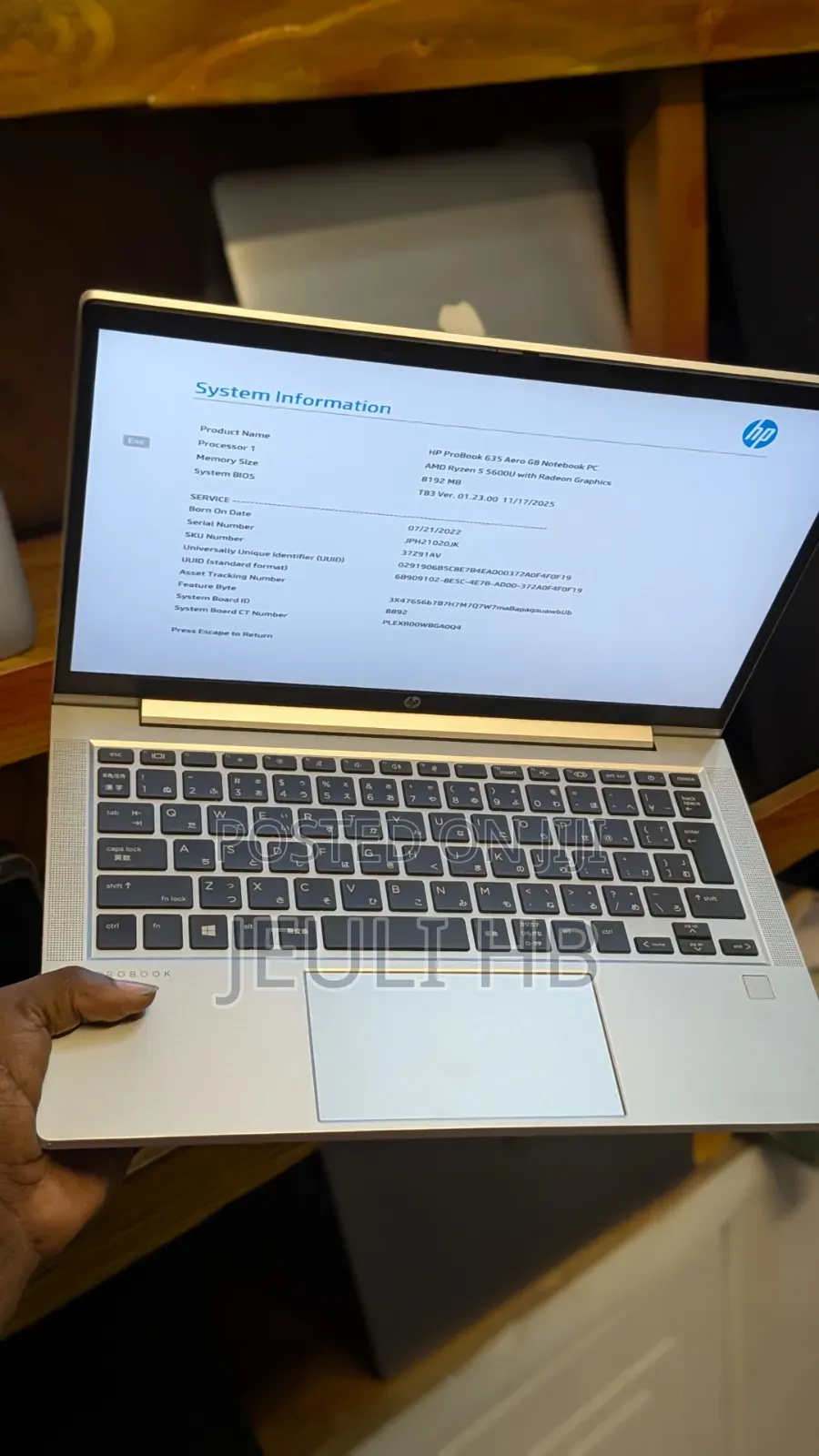 Laptop HP 8GB Intel Core 5 SSD 256GB