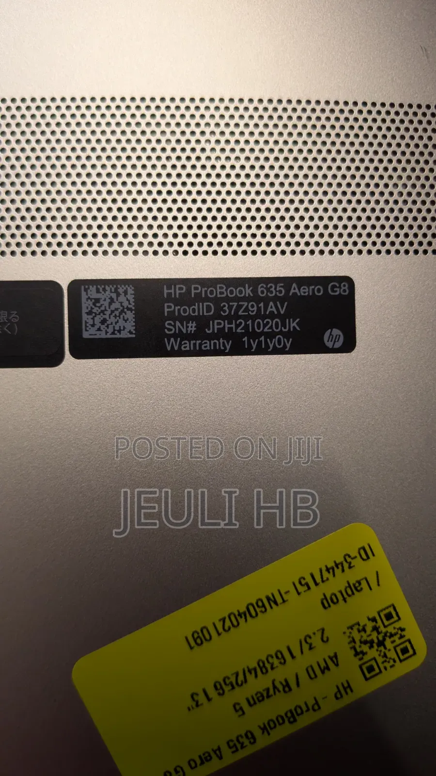 Laptop HP 8GB Intel Core 5 SSD 256GB