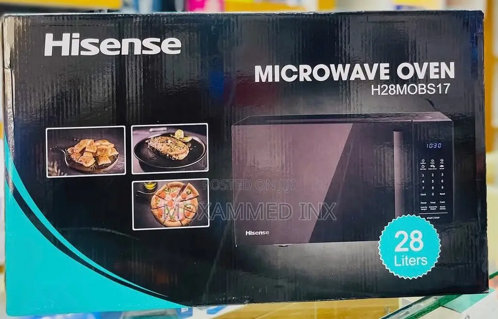 Hisense 28-Liter H28mobs17 Microwave Oven,Featuring a Black Design