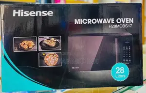 Hisense 28-Liter H28mobs17 Microwave Oven,Featuring a Black Design