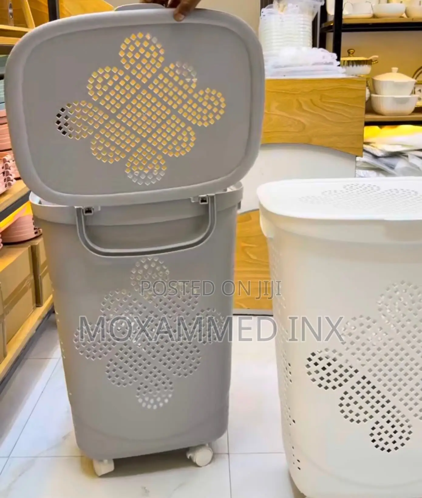 Laundry Basket With Wheels