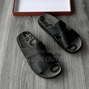 Men's Leather Sandals Leather Completely Original Ecco Brand