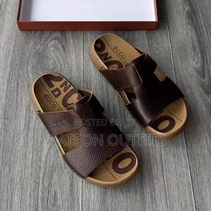 Men's Leather Sandals Leather Completely Original Ecco Brand