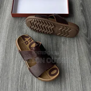 Men's Leather Sandals Leather Completely Original Ecco Brand