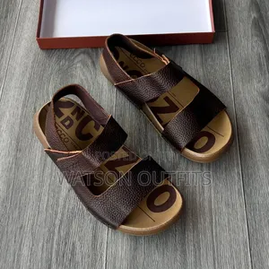 Men's Leather Sandals Leather Completely Original Ecco Brand