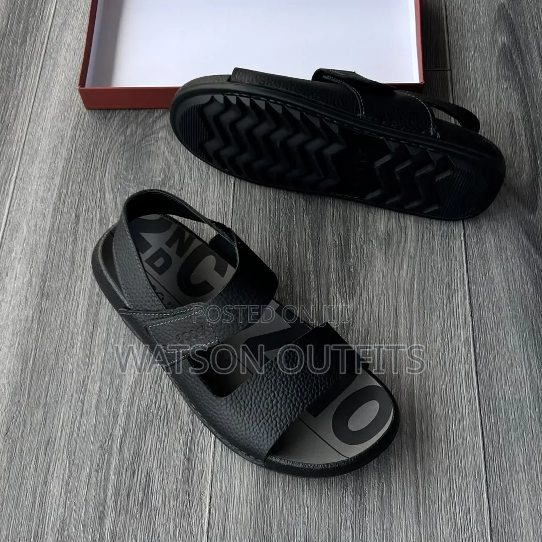 Men's Leather Sandals Leather Completely Original Ecco Brand