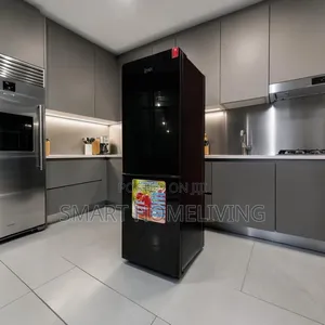 Bmax Double-Door Freestanding Refrigerator