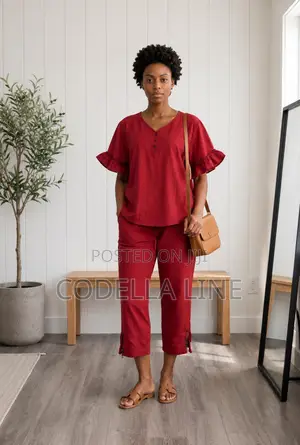 Two-piece Linen Set