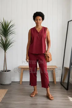 Two-piece Linen Set