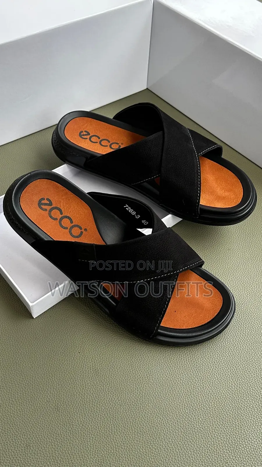 Clarks and Ecco Newly Branded Men's Leather Sandals Materials Original