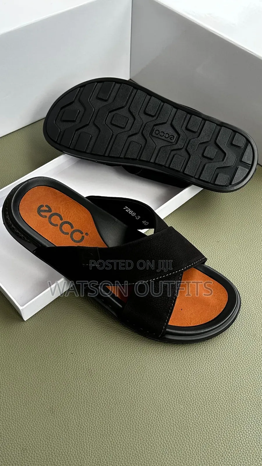 Clarks and Ecco Newly Branded Men's Leather Sandals Materials Original