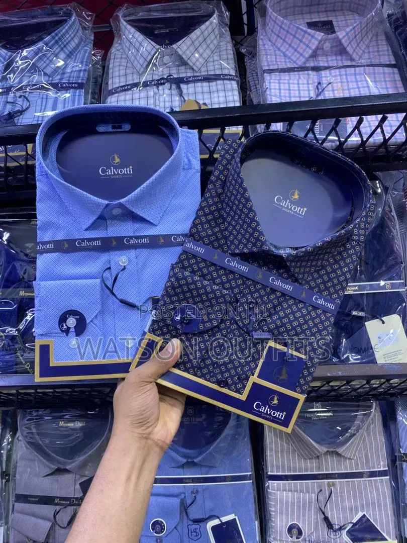 Calvotti Brand Men's Shirts Very New and Original Shati Za Calvotti