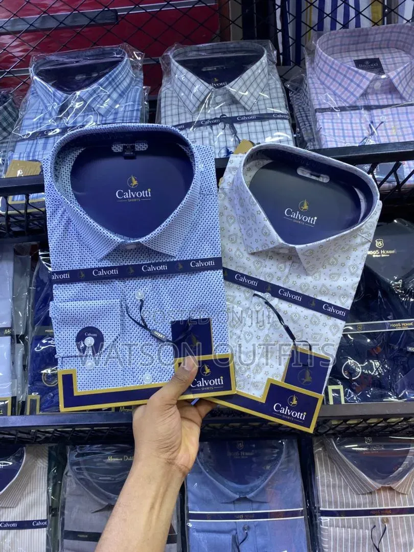 Calvotti Brand Men's Shirts Very New and Original Shati Za Calvotti