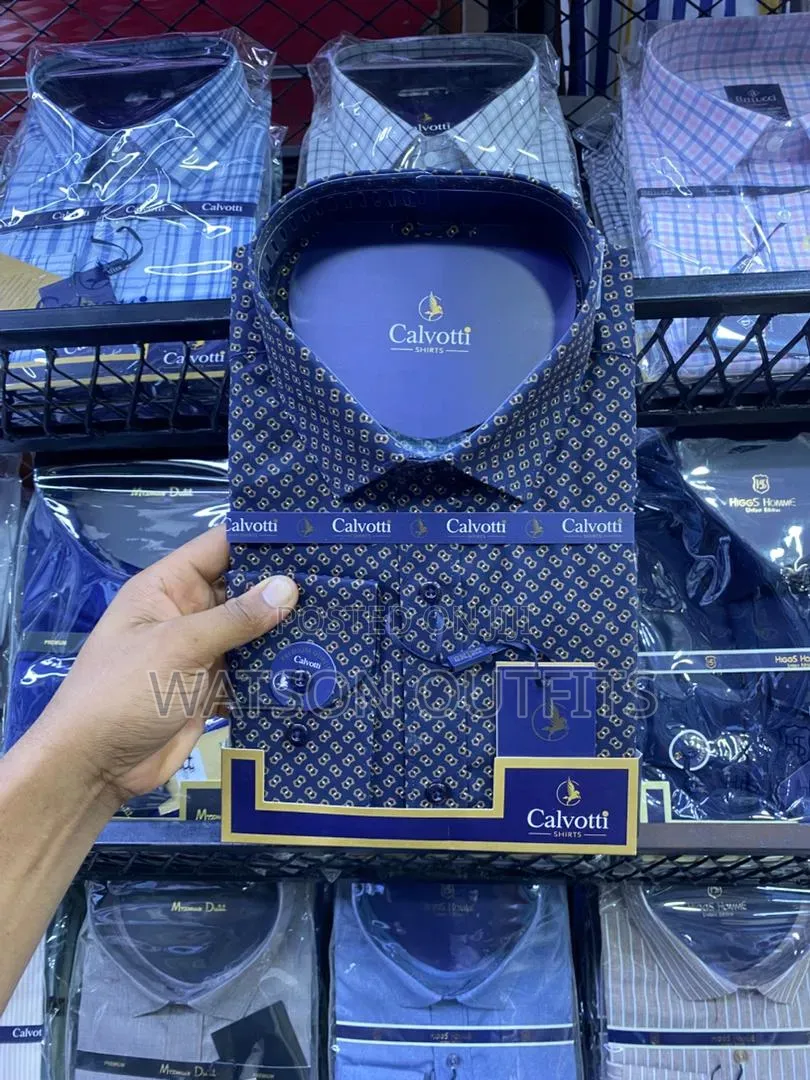 Calvotti Brand Men's Shirts Very New and Original Shati Za Calvotti