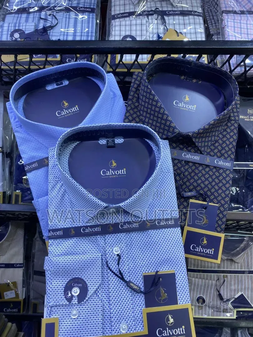Calvotti Brand Men's Shirts Very New and Original Shati Za Calvotti
