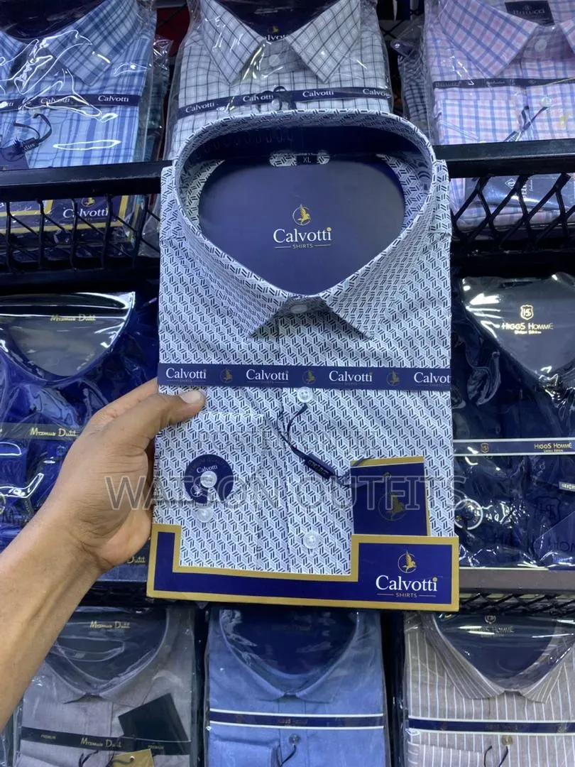Calvotti Brand Men's Shirts Very New and Original Shati Za Calvotti