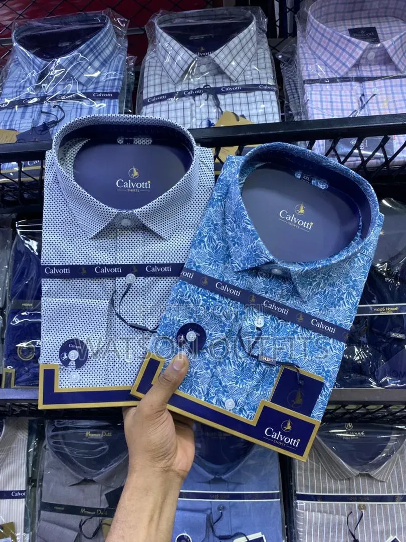 Calvotti Brand Men's Shirts Very New and Original Shati Za Calvotti