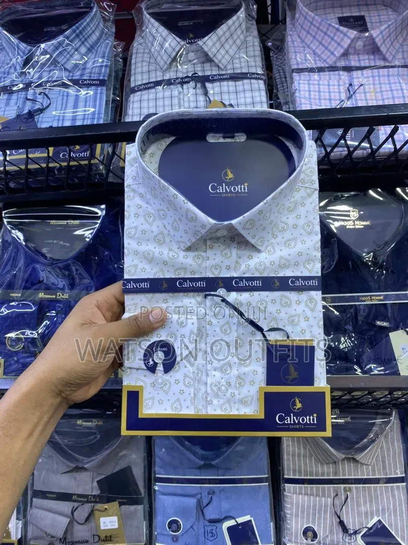 Calvotti Brand Men's Shirts Very New and Original Shati Za Calvotti