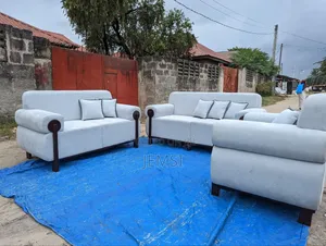 Sofa Set 3:2:1 Rangi Ya Kijivu