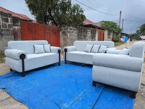 Sofa Set 3:2:1 Rangi Ya Kijivu