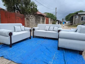 Sofa Set 3:2:1 Rangi Ya Kijivu