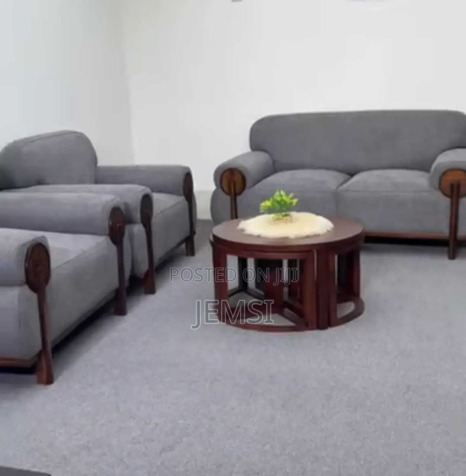 Sofa Set Ya 3:2:1:1 Dark Gray