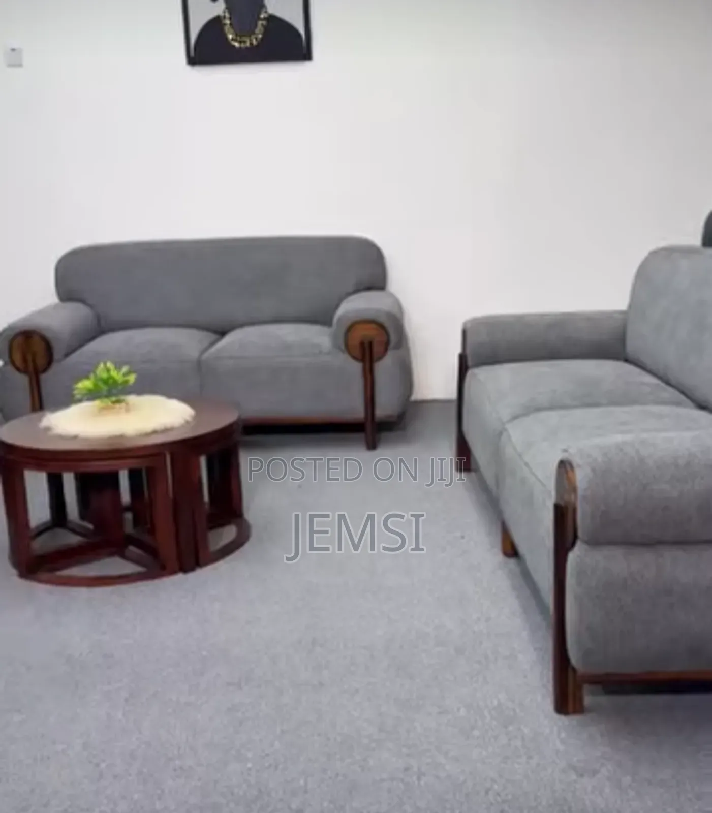 Sofa Set Ya 3:2:1:1 Dark Gray
