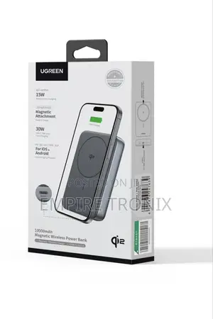Ugreen 10000mah 30w Qi2 Magnetic Wireless Power Bank