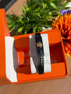 Versace Black Bracelet for Men