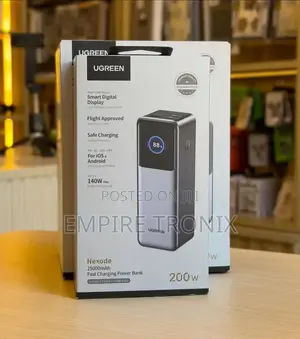 Ugreen Nexode 200w 25000mah Fast Charging Power Bank.