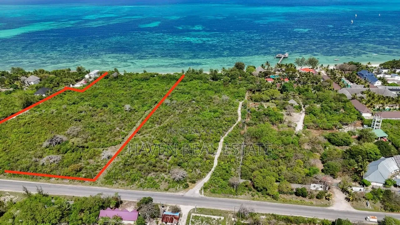 Prime Beach Plot for Sale at Zanzibar