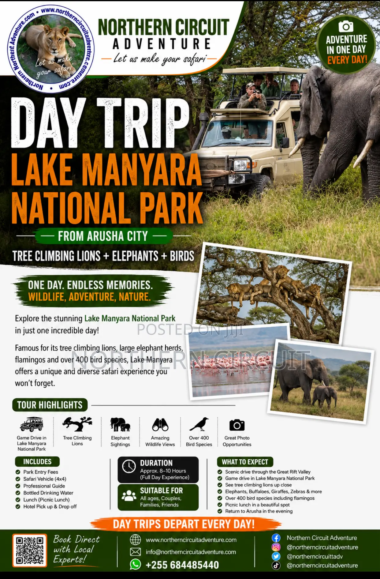 Day Trip To Lake Manyara National Park